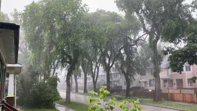 Here’s my slice of summer: a heavy mid-day rainstorm in the West End