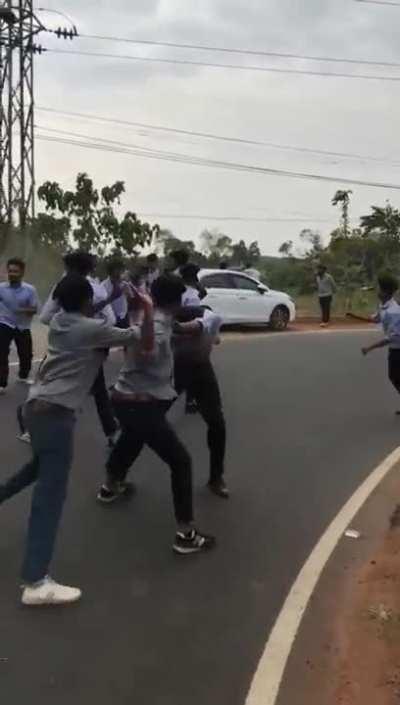 When you see another school on tour.