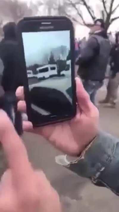 Witness Saw Vans Of ANTIFA Being Bussed Into The Save America March. The Capital Break-in was a setup!