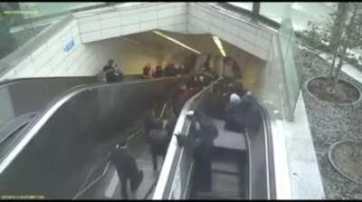 What an escalator failure looks like