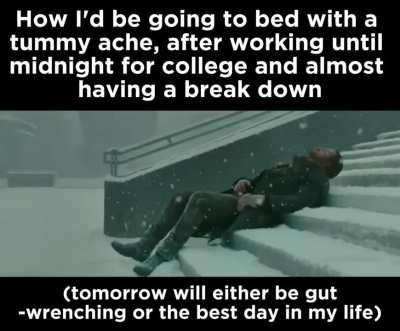 I got through today. Tomorrow will be make or break