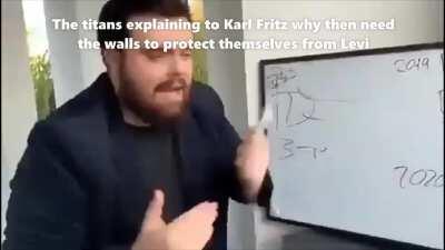 But wouldn't it be funny if they actually built the walls to protect eldians from the outside world