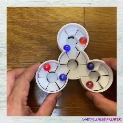 3d Printed Marble Machine by @myonline3dprinter