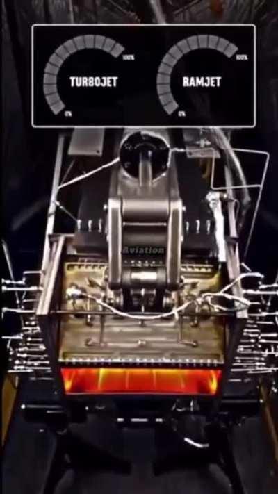 First successful transition from turbojet to ramjet