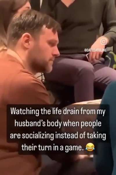 Actually wanting to play the game at game night.