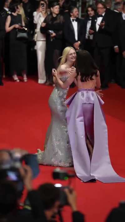 ‘When Cannes turns into a romcom…Elle and Renata Reinsve have us the softest scene’ | IG May 2025