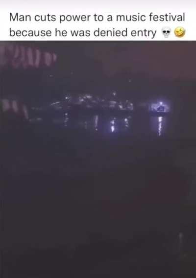 To enjoy a music festival in peace