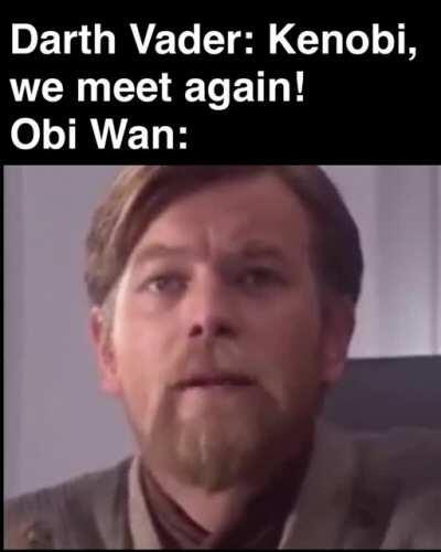 And so, your back, from outer space!