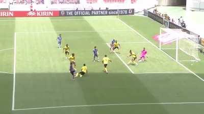 Japan [1] - 0 Jamaica - 32' Takefusa Kubo (4 man nutmeg)