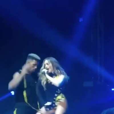 Is Perrie the hottest on stage?