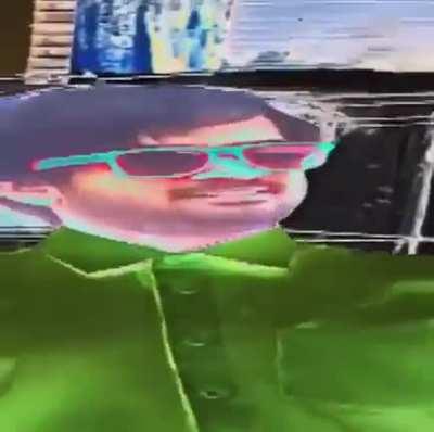 Me after donating Mom's magic biscuit in an orphanage: