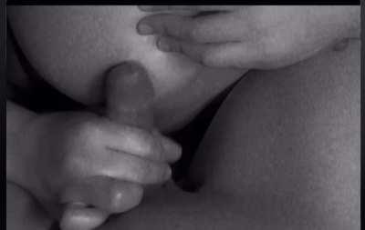 I let my bf’s virgin friend cum on my tits.