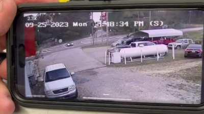 Sorry for the poor quality. A lady pulled in front of my dad's best friend while he was on his motorcycle, and it broke his femur, pelvis, and fractured his skull (even with a helmet on)