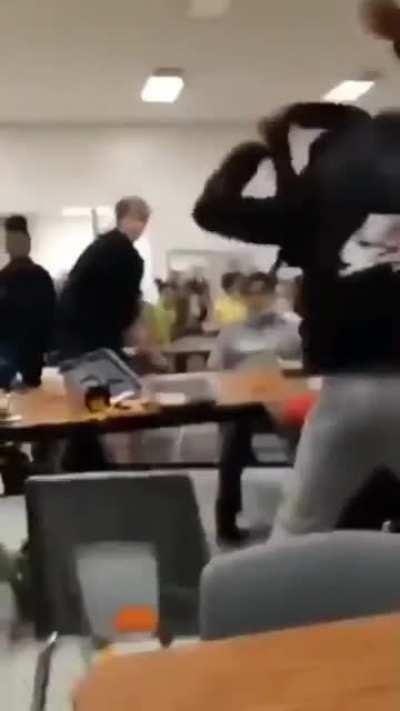 Guy comes in like Crash Bandicoot