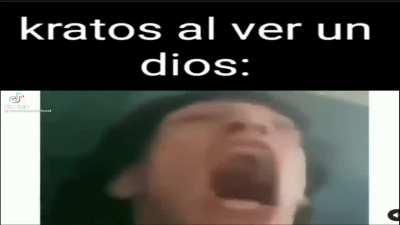 kratos al ver un dios