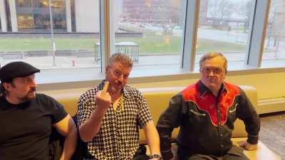 The guys wishing my boyfriend a happy birthday