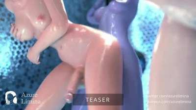 Futa Widowmaker, Mercy & D.va (Azure Limina) [Overwatch]