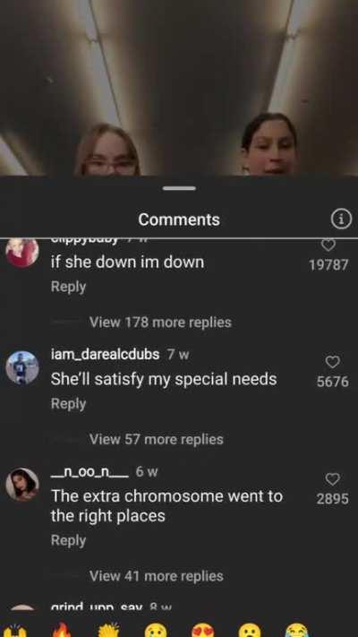 Must not make a comment on her thiccness