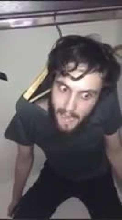 Man thinks he is an item of clothing