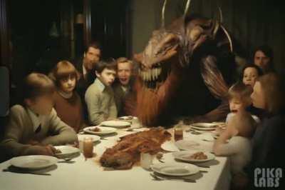 Thanksgiving got a little weird this year...