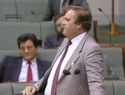 Kim Beazley speaking against Peter Reith’s censure motion against Paul Keating over Keating’s conduct, 20 September 1990