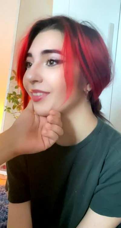 Senpai insisted on doing ahegao!😳