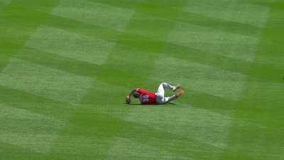 [Highlight] [Highlight] Will Benson makes a diving catch to rob Henry Davis of a hit.