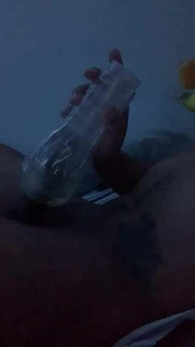 Get on top so I can fuck you like I do my fleshlight