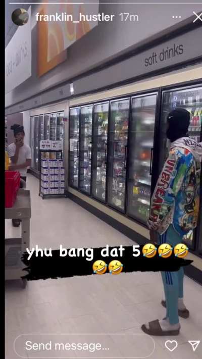 Baby yerc got beat for saying he bang that 5🤔😂😂