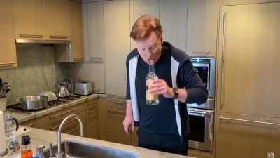 Conan Teaches How to Make Hand Sanitizer.
