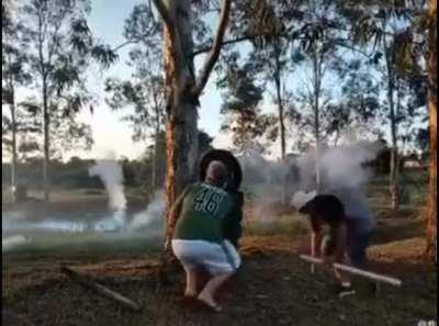 Fight fireworks with fireworks