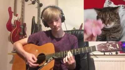 Cat Can't Handle Flower - Guitar Dub