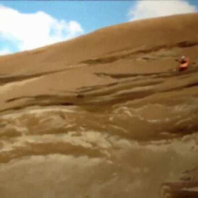 Using a boat on land