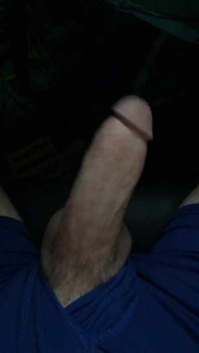 big bouncing white cock out the fly 