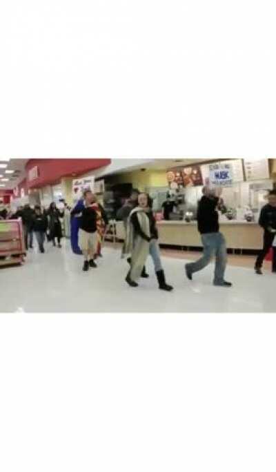 Anti-mask Karens marches through Walmart and Target.