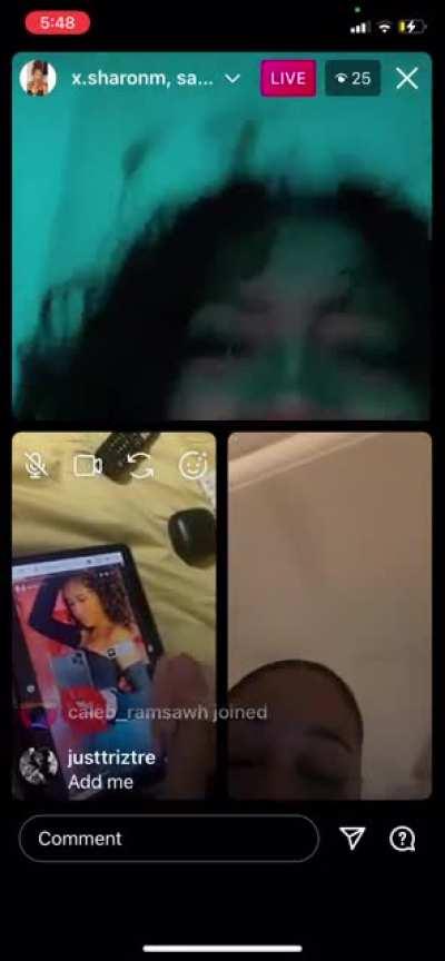 Instagram live flash😏