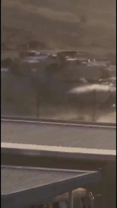 Grenade Launcher Shooter Hits Track of Iraqi M1A1 Abrams Tank, Mosul, 2016