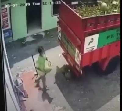 Tossing Gas Cylinders, gone wrong
