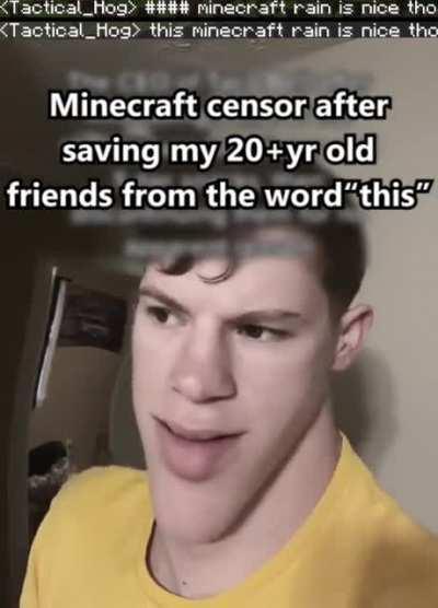 our Realms has it off but it still censors lmao