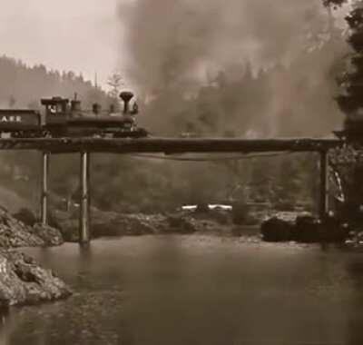 The most expensive single shot in silent film history.