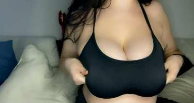 Would your cock disappear between my tits?