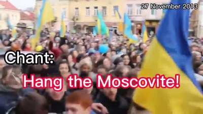 Ukrainians like to justify xenophobic hate of Russians due to the 