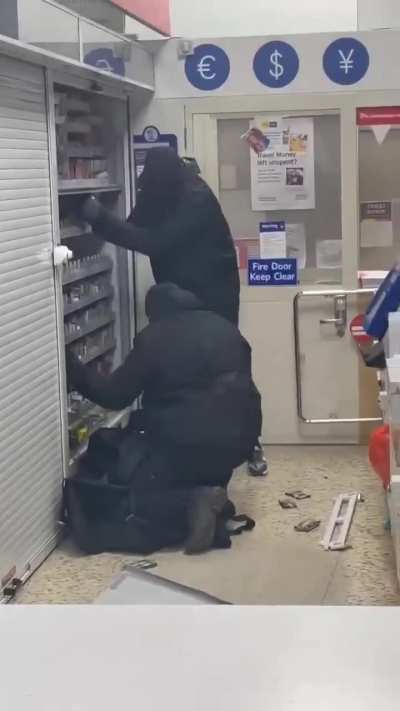 Thieves targeted a Tesco store in Colney Hatch.