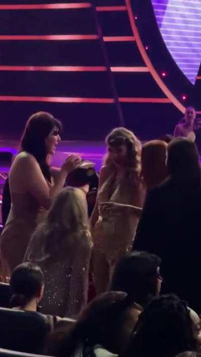 Taylor in the audience at the AMAs
