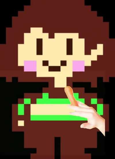 Chara wants to show off a trick