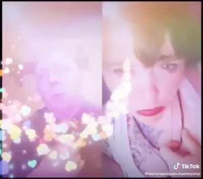 I check homeboys tik tok every so often. He never disappoints w. The cringe & never fails with the uncomfy duets🥴But Who told ol girl that “seductive” tongue action & lip biting was cute. Cuz I’d like to have a word😐😂