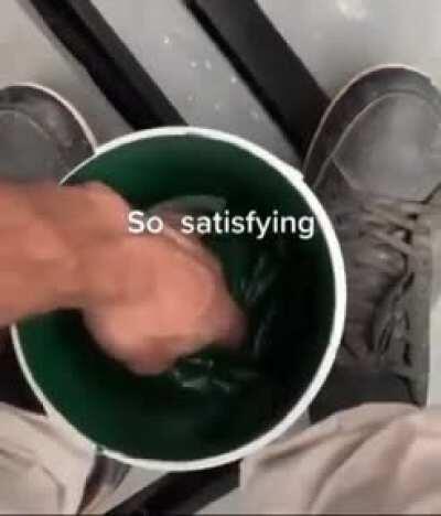 The satisfaction of pulling a tape