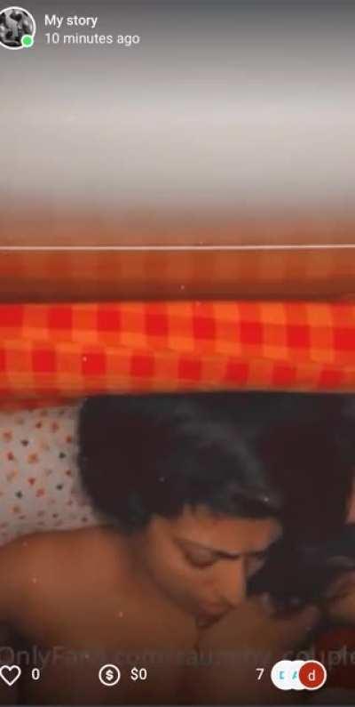 Jus enjoy d bouncy boobies ohh d juice to squueze & raunchy_couple