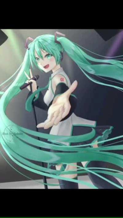 Hatsune miku x rick astley will never gonna give you up