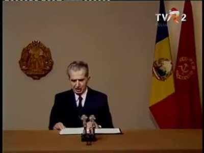 Nicolae Ceausescu intr-o situatie inedită.